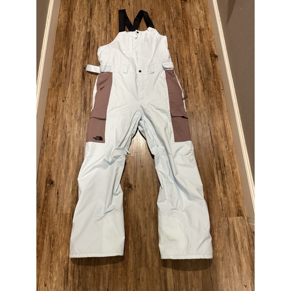The North Face Other - The North Face Men L Freedom Waterproof Dryvent Ski Bibs Pants Ice Cap READ